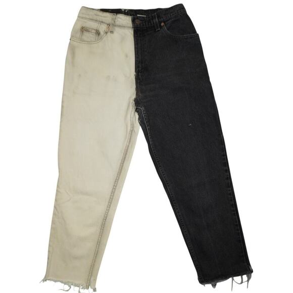 Vintage Levi’s 550 Made in USA Two-Tone|Relaxed Fit Tapered Leg | Y2K 90s 10 - Picture 1 of 7